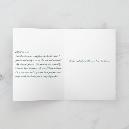 Sichere Durchreise 2 Karte (Innenseite)