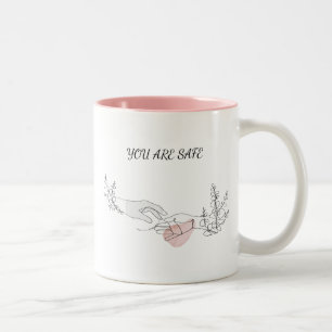 Sichere Embrace Zweifarbige Tasse