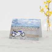 Sichere Fahrkarte mit Motorrad Karte (Gelbe Blume)