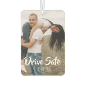 Sichere Fahrt, ich liebe dich, individuelle Gesche Autolufterfrischer (Rückseite)