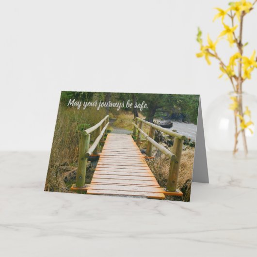 sichere Fahrt, Küstenlage, Brücke, neue Veränderun Karte (Gelbe Blume)