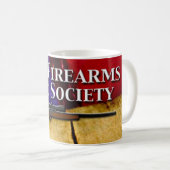 Sichere Feuerwaffen, eine sichere Gesellschaft Kaffeetasse (VorderseiteRechts)