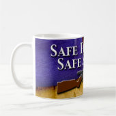 Sichere Feuerwaffen, eine sichere Gesellschaft Kaffeetasse (Links)