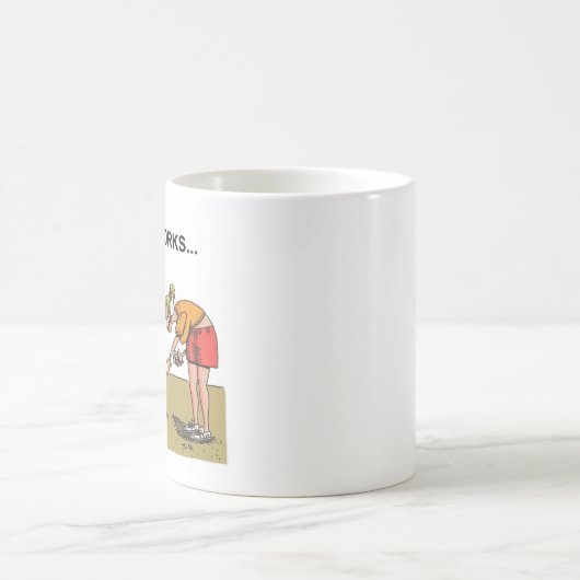 Sichere Fireworks-Tasse Kaffeetasse (Mittel)