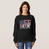 Sichere Haustiere in Trump Harris-Debatte 2024 Sweatshirt (Vorne ganz)