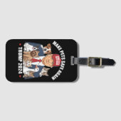 Sichere Haustiere Trump 2024 Rette unsere Haustier Gepäckanhänger (Vorderseite (Horizontal))