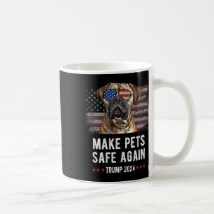 Sichere Haustiere wieder Bullmastiff Hund Trump 20 Kaffeetasse