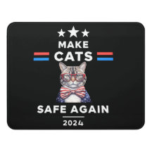 Sichere Katzen bei den lustigen Katzen-Wahlen 2024