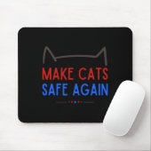 Sichere Katzen - Funny Cat Safety Awareness Mousepad (Mit Mouse)