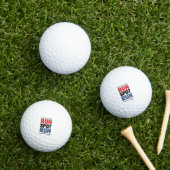 Sichere Katzen zum Präsidenten 2024 Golfball (Insitu Gras)