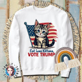 Sichere Katzen zum Präsidenten 2024 Sweatshirt