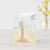 Sichere Landung Karte (Gelbe Blume)