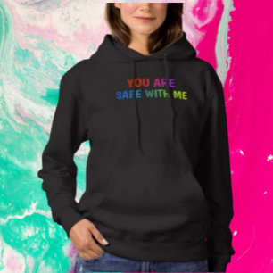 Sichere Mit Mir Hoodie – Pride Ally Wear