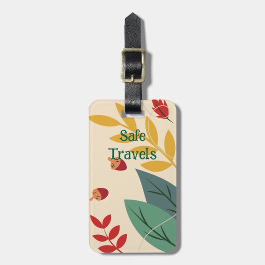 Sichere Reisen - Gepäckanhänger (Vorderseite vertikal)