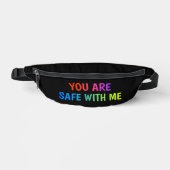 Sichere Schritte – Pride-Taillentasche Bauchtasche (Vorderseite)