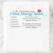 Sichere Stickers - Erdnuss- und BaumNut-Allergie (Tasche)