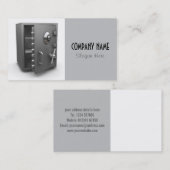 Sichere Visitenkarte (Vorne/Hinten)