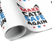 Sichere Wahlen für Trump Geschenkpapier (Rolleneckpunkt)