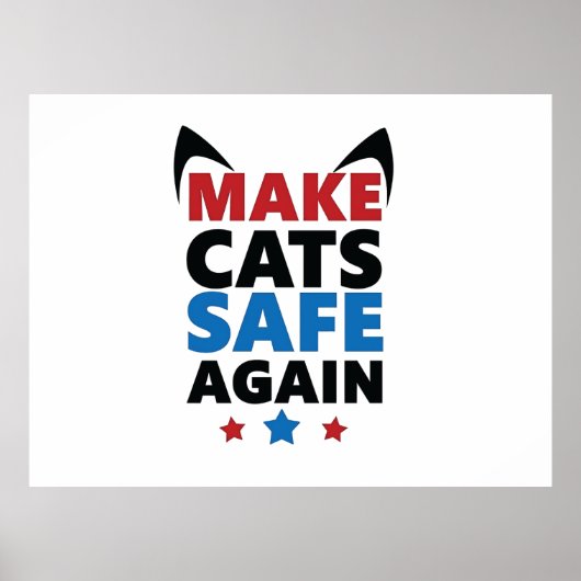 Sichere Wahlen für Trump Poster (Vorne)