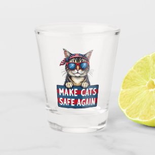 Sichere Wahlen für Trump Schnapsglas
