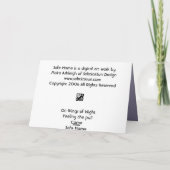 Sichere Zuhause Karte (Rückseite)