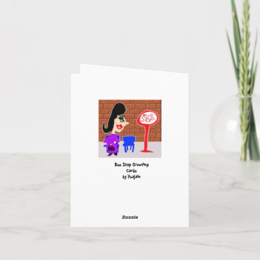 Sicherer Bus 🚌 Dankeskarte (Rückseite)