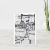 Sicherer Bus 🚌 Dankeskarte (Vorderseite)