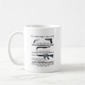 SICHERER FAMILIEN-GEWEHR-FÜHRER KAFFEETASSE (Links)