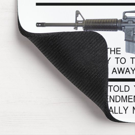 SICHERER FAMILIEN-GEWEHR-FÜHRER MOUSEPAD (Ecke)