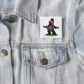 Sicherer großer Mund Schiedsrichter Button (Beispiel)