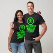 Sicherer grüner nuklearer Power T-Shirt (Unisex)