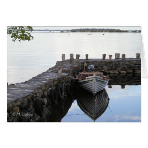 Sicherer Hafen-irische Sprichwort-Karte