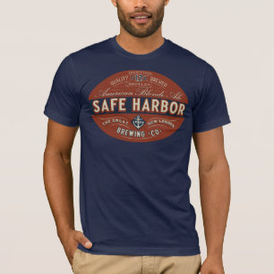 Sicherer Hafen rundes Medalion 2 T-Shirt