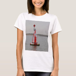 Sicherer Kanal Bouy Fluss ducken sich T-Shirt