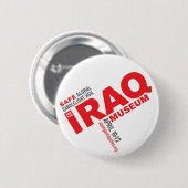 SICHERER NACHTWACHE-Knopf (mit rotem Logo) Button (Vorne & Hinten)