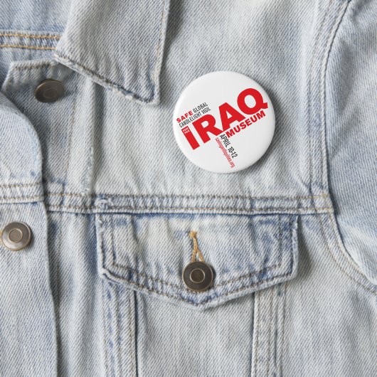 SICHERER NACHTWACHE-Knopf (mit rotem Logo) Button (Beispiel)