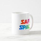 SICHERER ORT – Fette Regenbogen-Tasse der Liebe Kaffeetasse (VorderseiteRechts)