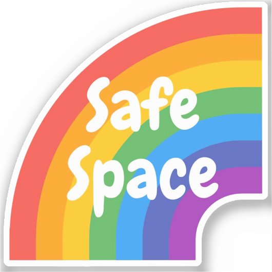 Sicherer Platz Aufkleber (Vorderseite)