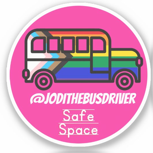 Sicherer Platz Aufkleber (Vorderseite)