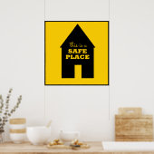 Sicherer Platz Poster (Küche)