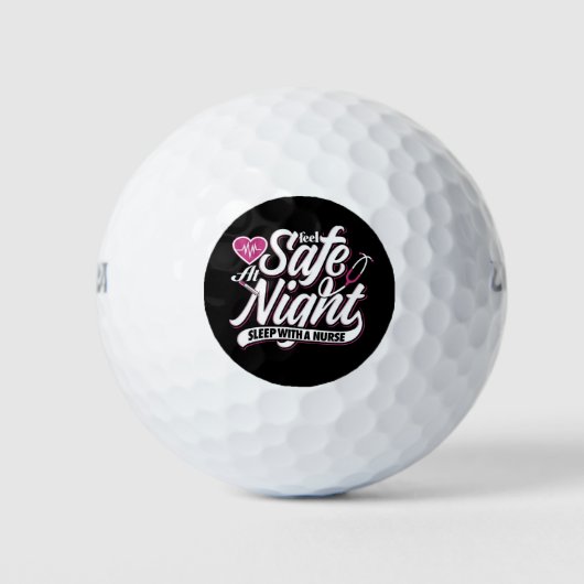 Sicherer Schlaf mit einer Krankenschwester bleibe Golfball (Vorderseite)