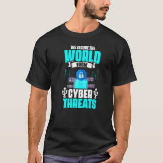 Sicherer Schutz vor Cyberbedrohungen Computerprogr T-Shirt