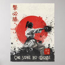 Sicherer Sieg Traditionelle Karate-Schlagkunst
