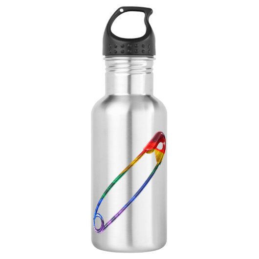 Sicheres Button Edelstahlflasche (Vorderseite)