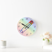 Sicheres Button Runde Wanduhr (Zuhause)