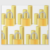 Sicheres Geld Geschenkpapier (Flach)