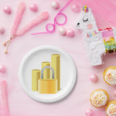Sicheres Geld Pappteller (Party)