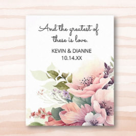 Sicheres Hochzeitdatum Benutzerdefinierte Liebe Poster