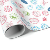 Sicheres Leben vor Bakterien Geschenkpapier (Rolleneckpunkt)