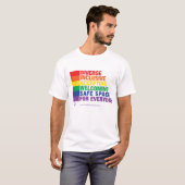 Sicheres Raum-Shirt durch die wahren Farben T-Shirt (Vorne ganz)